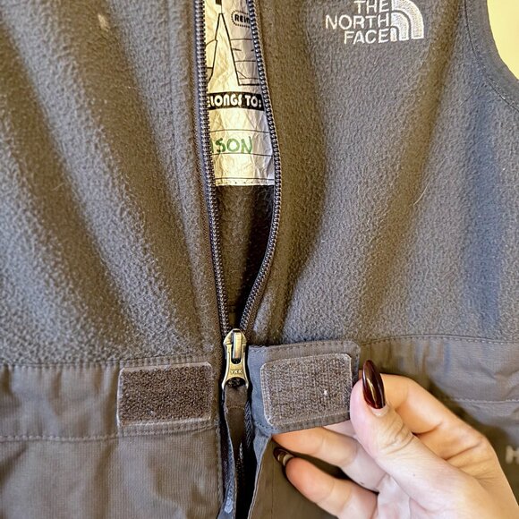 The North Face Toddler Snowdrift Bib – Grey (3T) - Picture 6 of 8